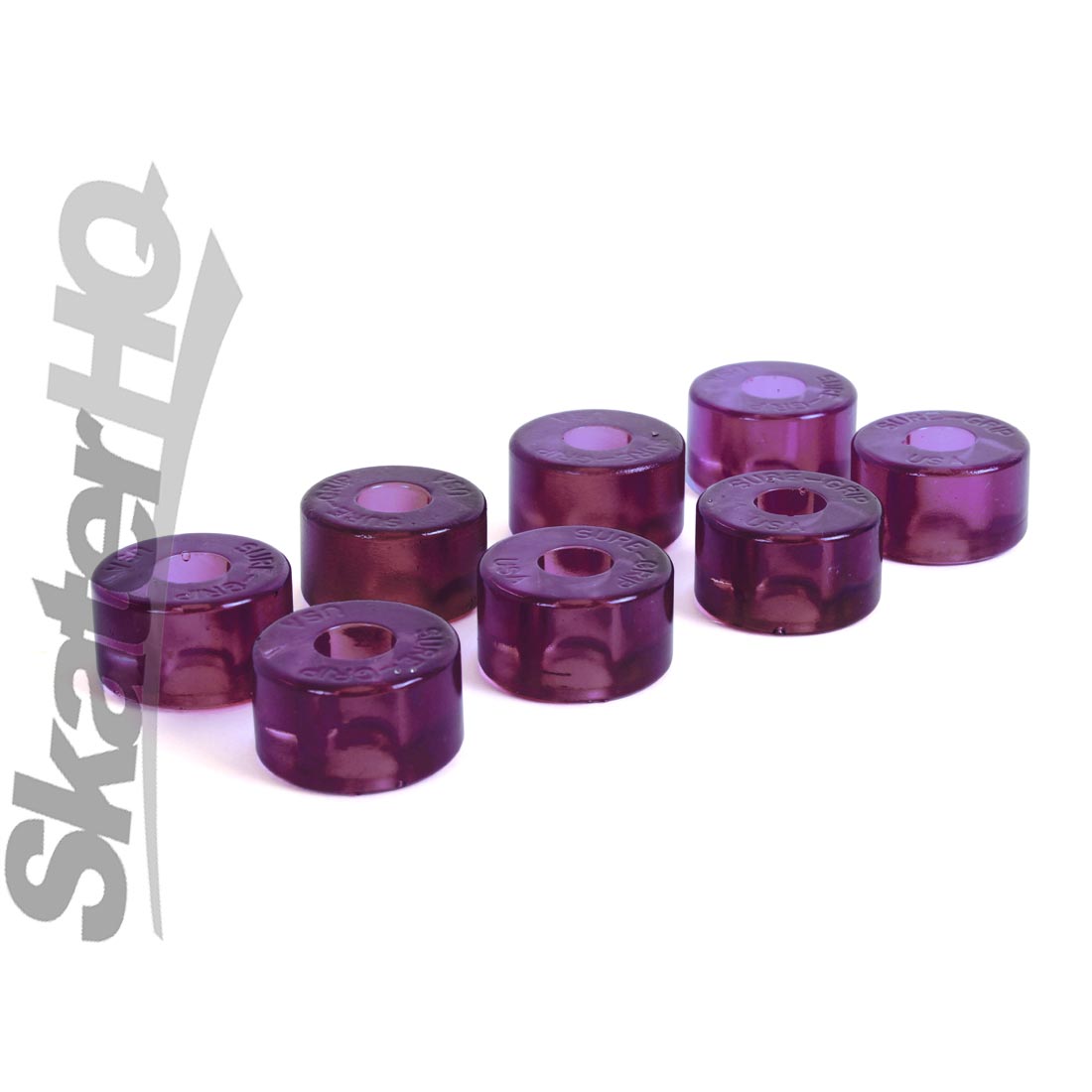 Sure-Grip Barrel Cushions 85a 8pk - Purple Roller Skate Hardware and Parts