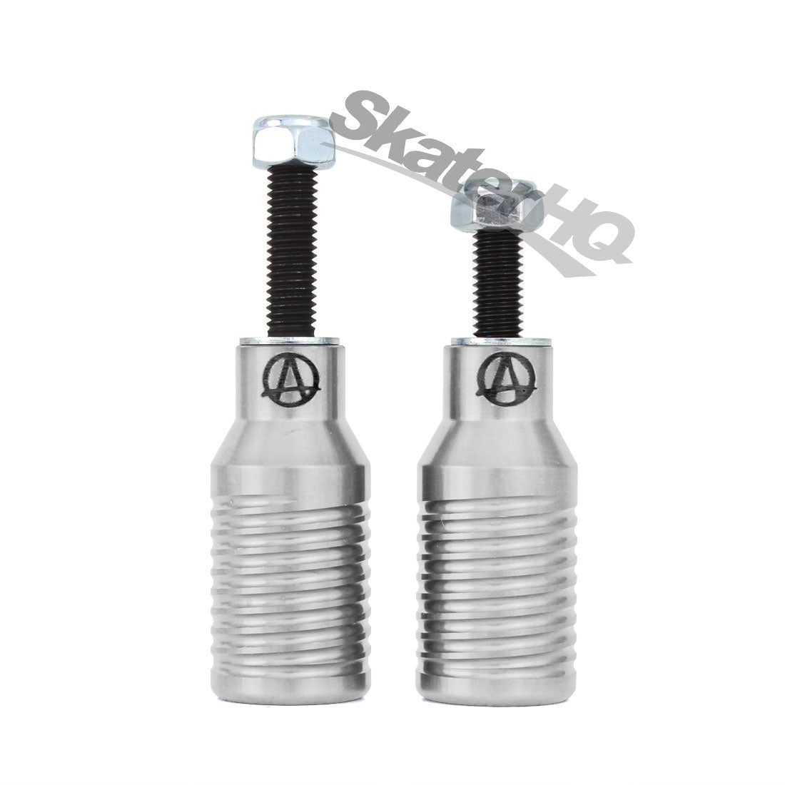 Apex Bowie Pegs 2pk - Silver Scooter Hardware and Parts