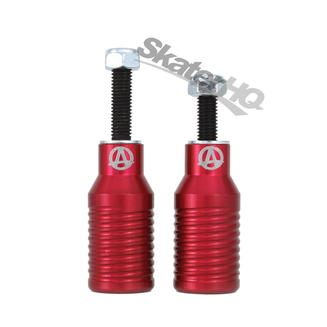 Apex Bowie Pegs 2pk - Red Scooter Hardware and Parts