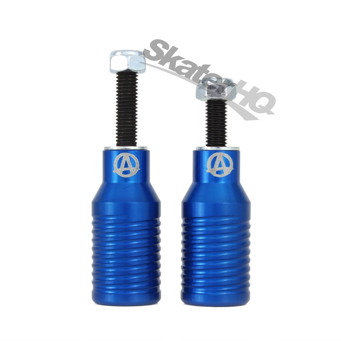 Apex Bowie Pegs 2pk - Blue Scooter Hardware and Parts