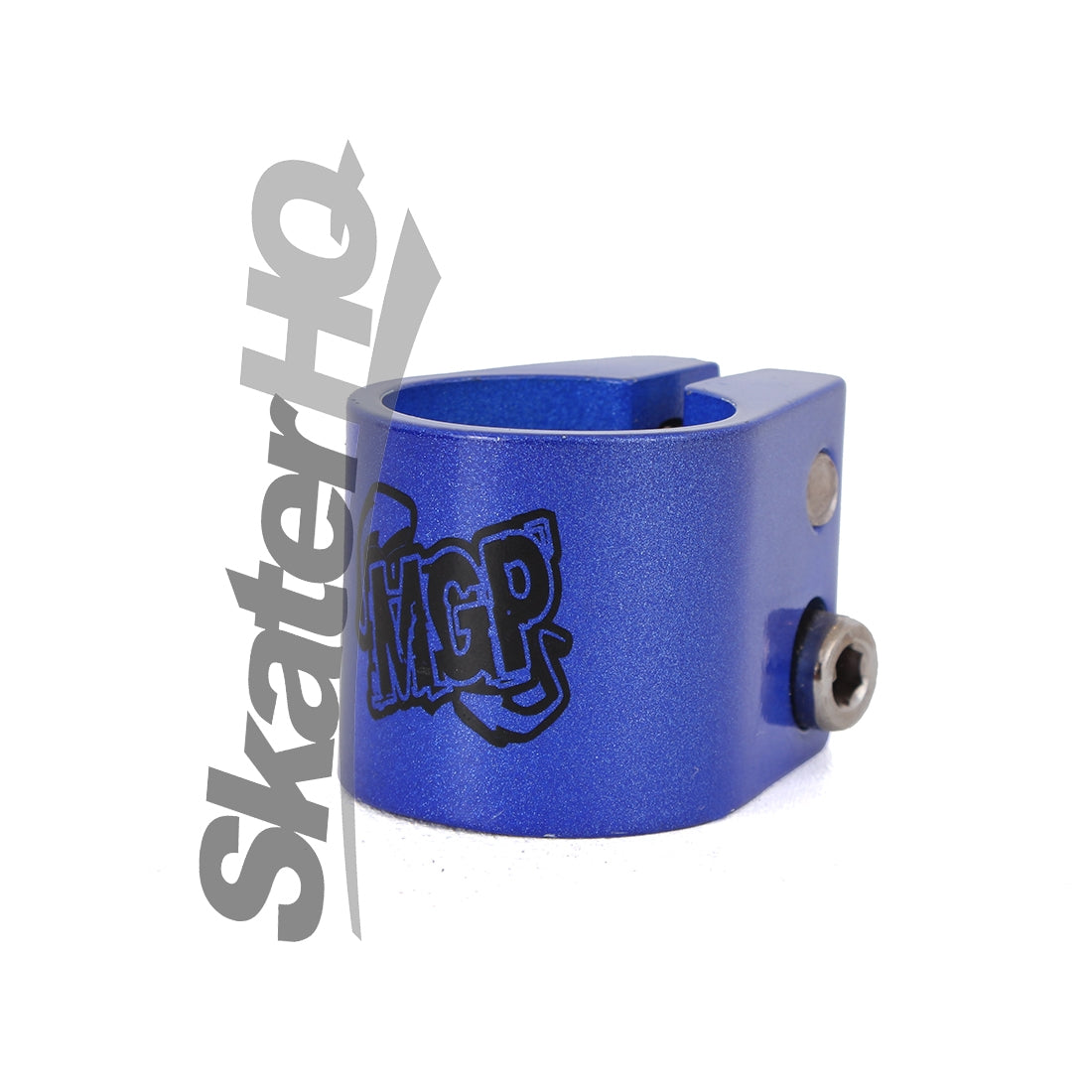 MGP Double Clamp - Blue Scooter Headsets and Clamps