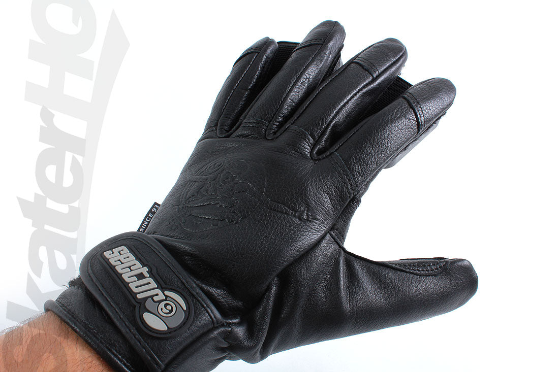 Sector 9 Surgeon Leather Gloves Blk Sz S-M Protective Gear