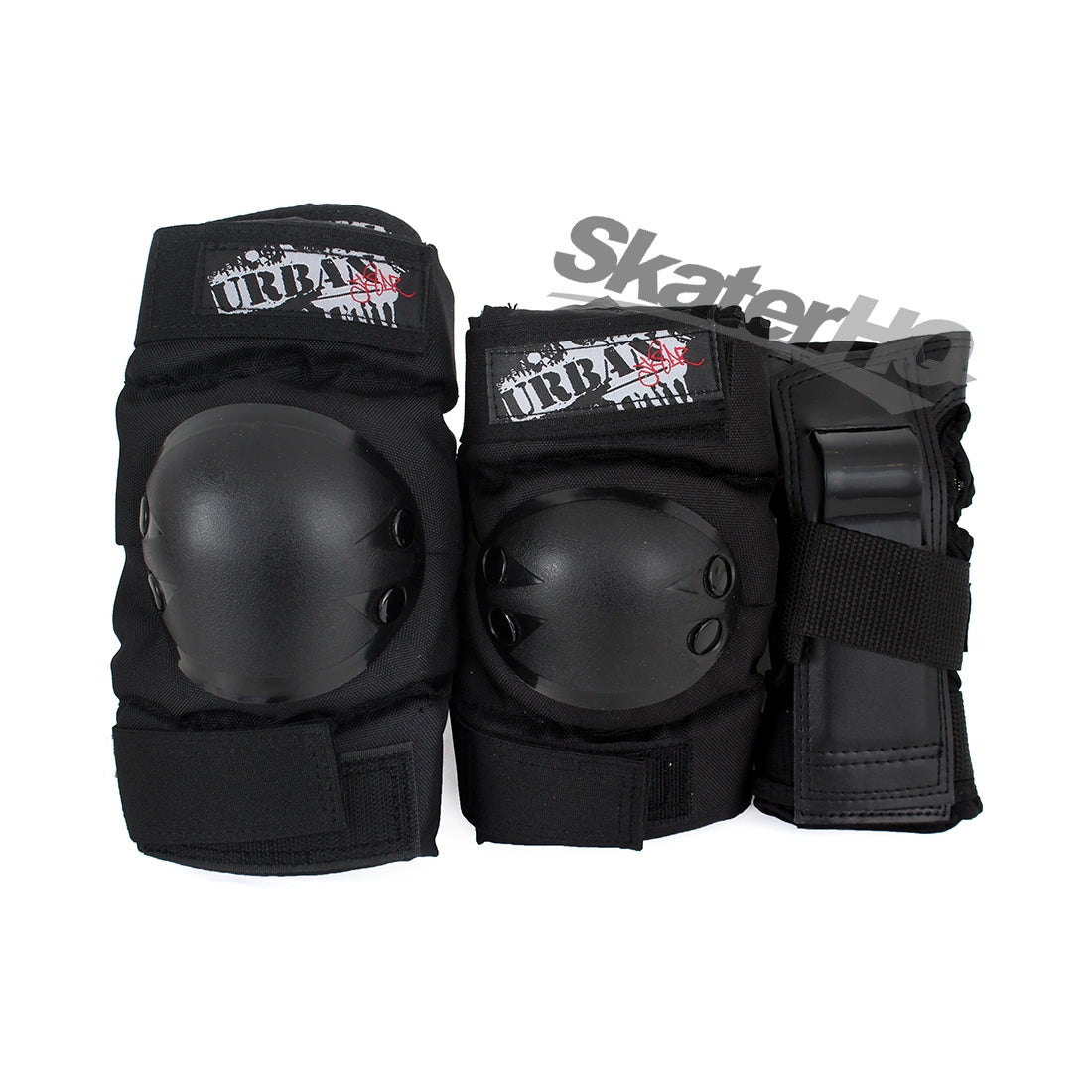 Urban Skater Tri Pack Black - Small Protective Gear