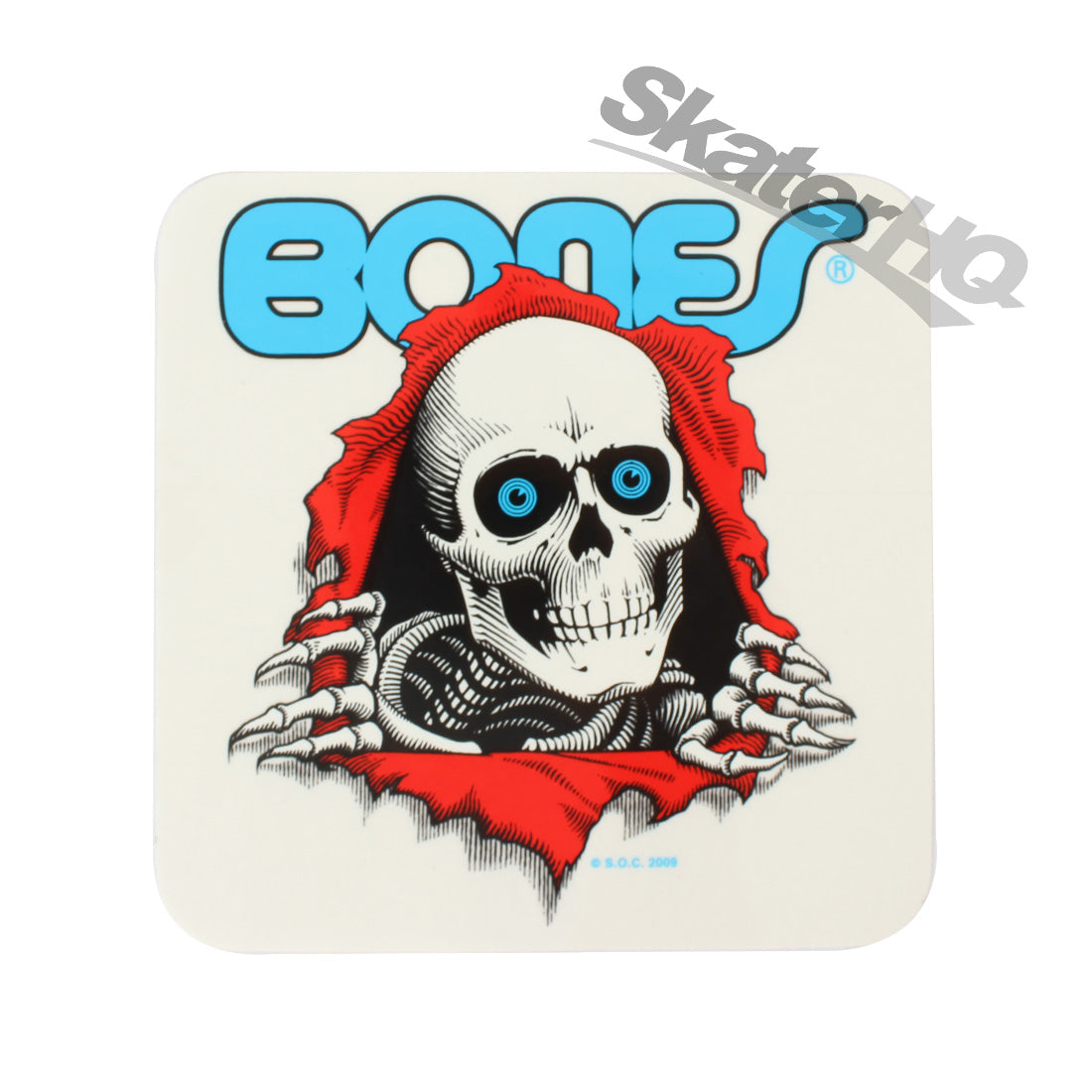 Bones PP Ripper Bumper Sticker - Clear Stickers