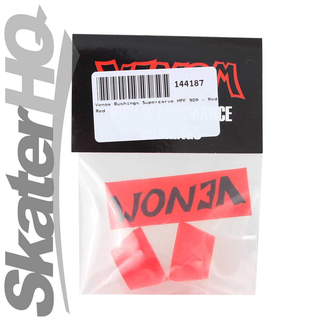 Venom Bushings Supercarve HPF 90A - Red Skateboard Hardware and Parts