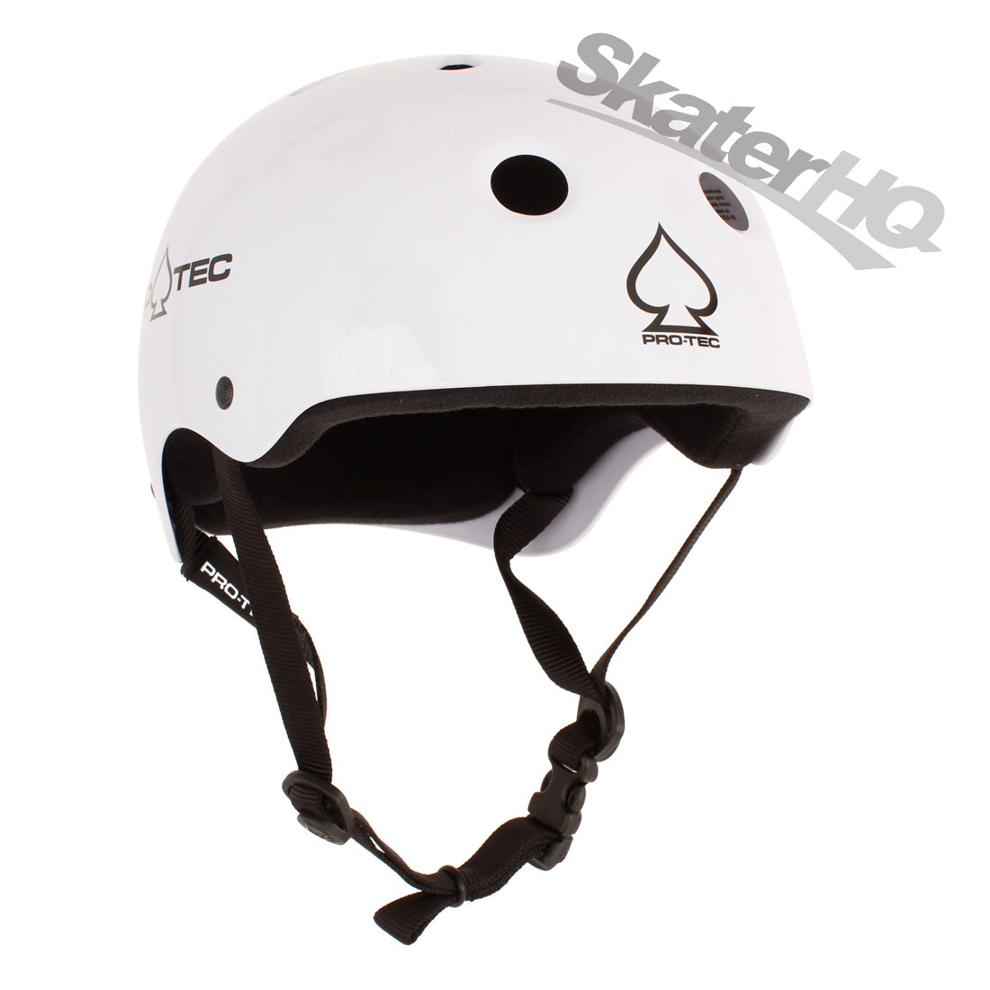 Pro-Tec Classic Skate Gloss White - Large Helmets