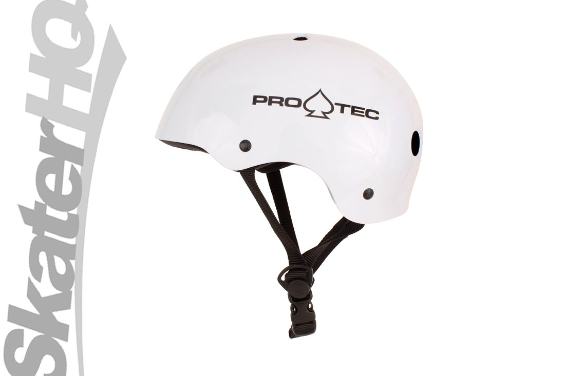 Pro-Tec Classic Skate Gloss White - XSmall Helmets