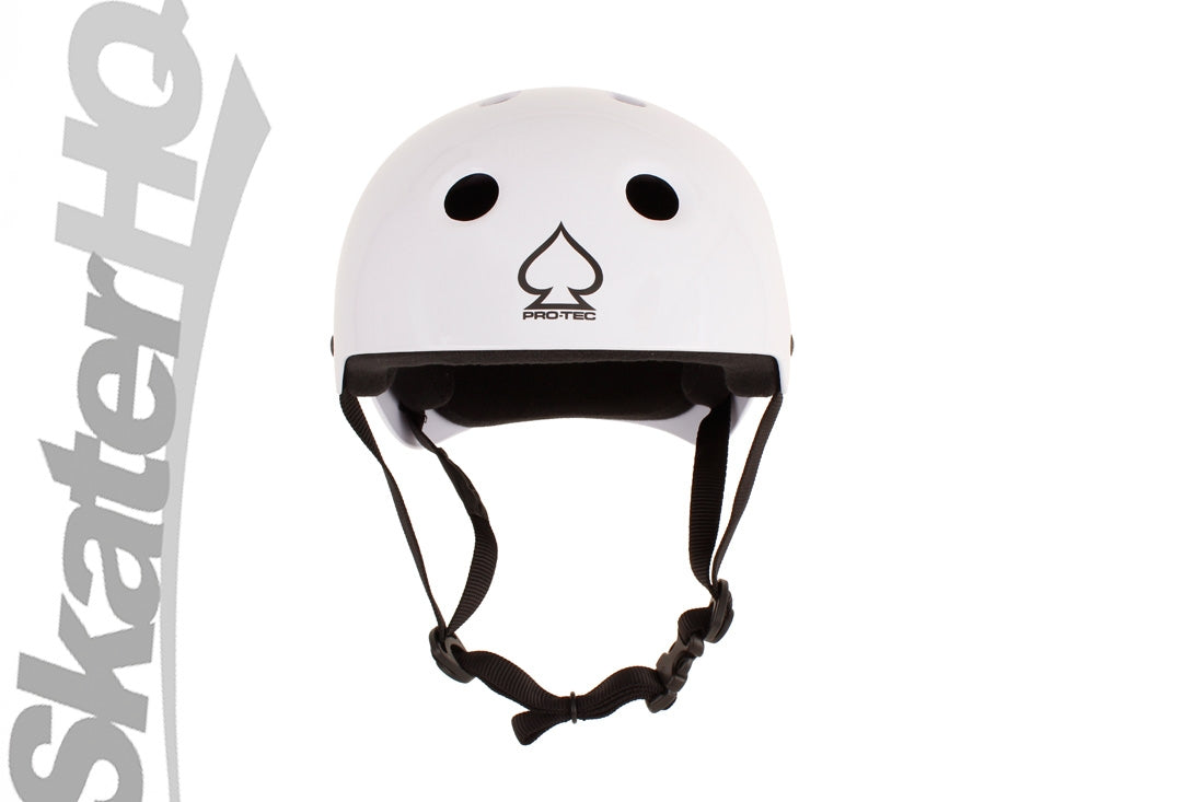 Pro-Tec Classic Skate Gloss White - Large Helmets