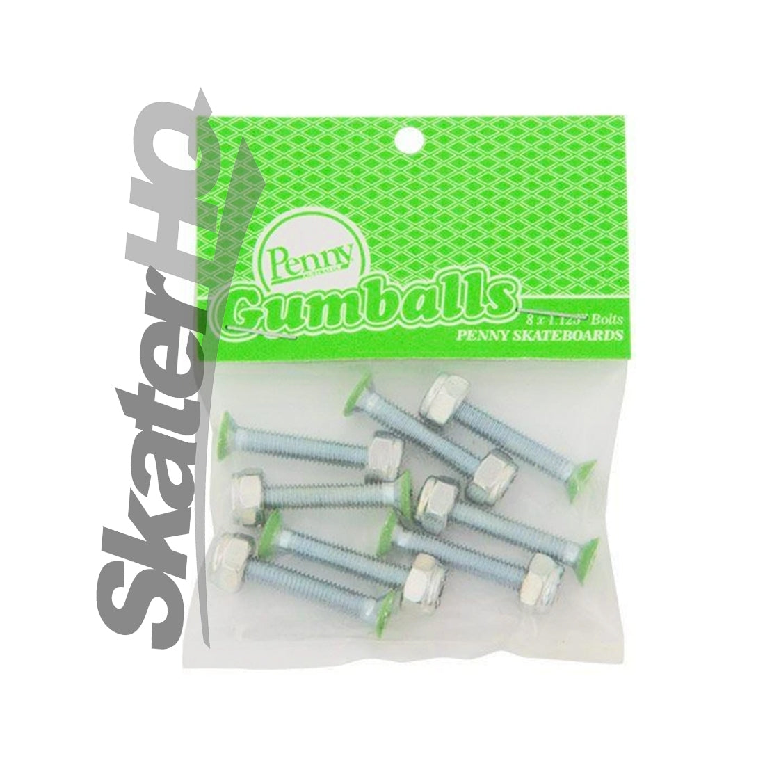 Penny Gumball 1.125 Bolts - Green Skateboard Hardware and Parts