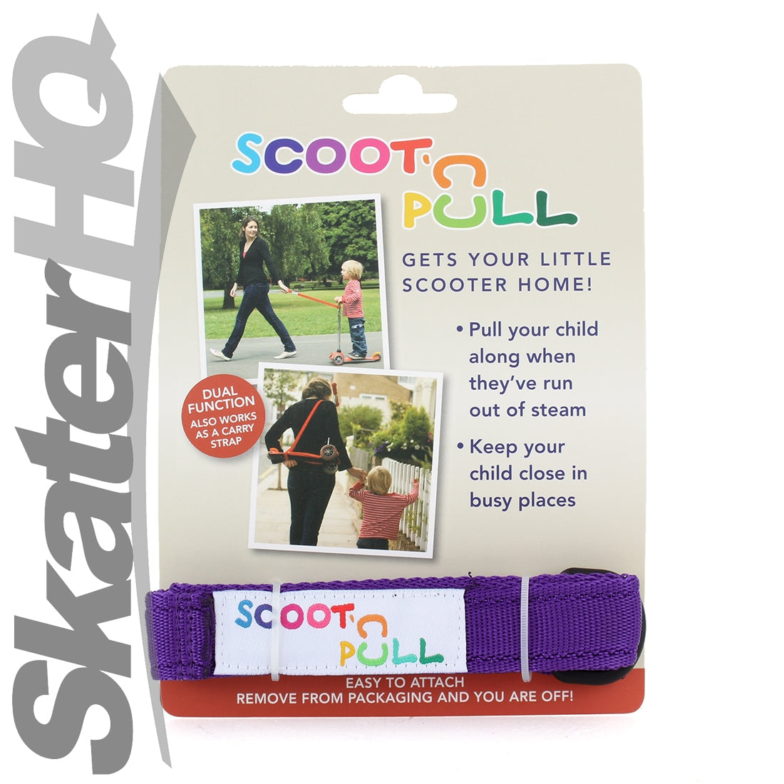 Micro Scoot-N-Pull Scooter Strap - Purple Scooter Accessories