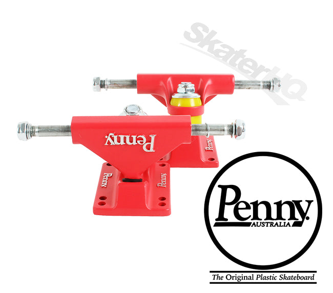 Penny Truck 3in Pair - Red Skateboard Trucks