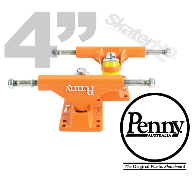 Penny Truck 4in Pair - Orange Skateboard Trucks