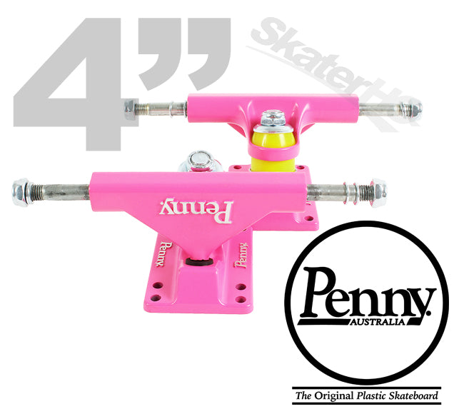 Penny Truck 4in Pair - Pink Skateboard Trucks