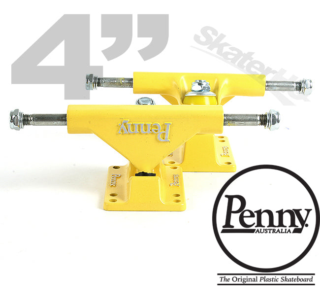 Penny Truck 4in Pair - Yellow Skateboard Trucks