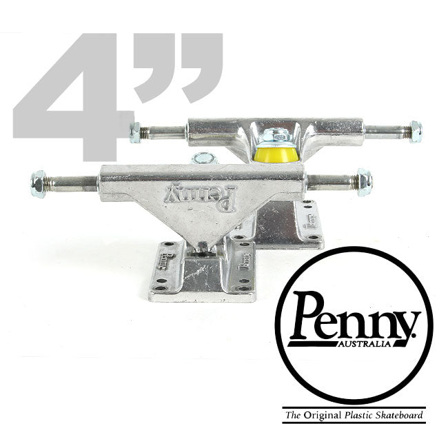 Penny Truck 4in - Silver Skateboard Trucks