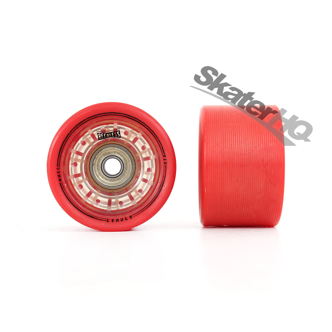 Reckless Evader 59mm/97A Red 4pk Roller Skate Wheels