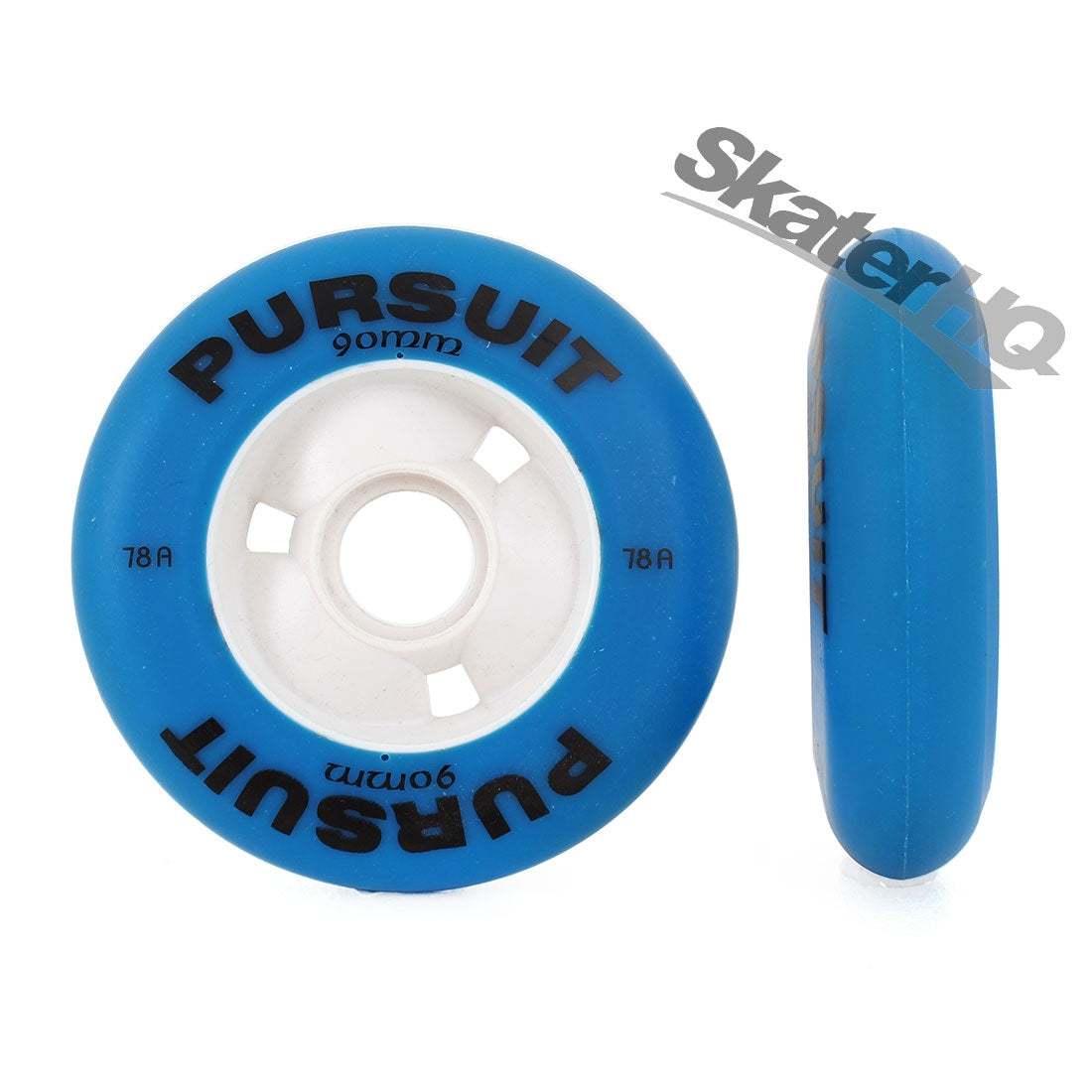 Pursuit Inline 90mm/78a 4pk - Blue Inline Rec Wheels