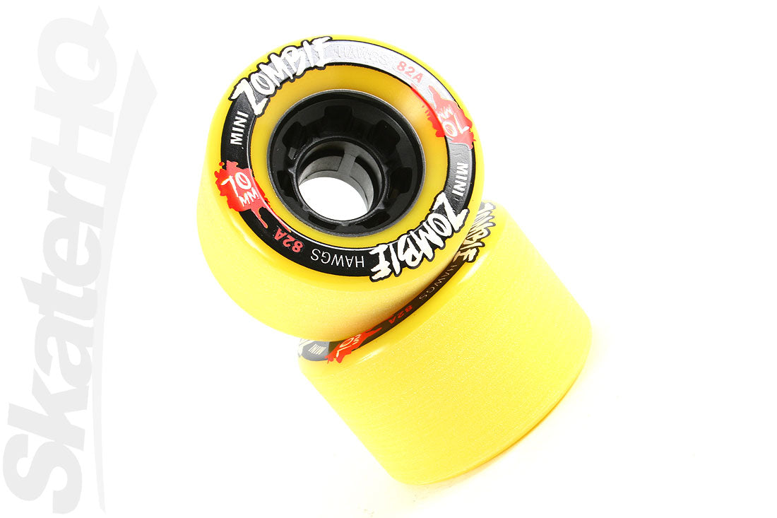 HAWGS Mini Zombie 70mm/82A - Yellow Skateboard Wheels