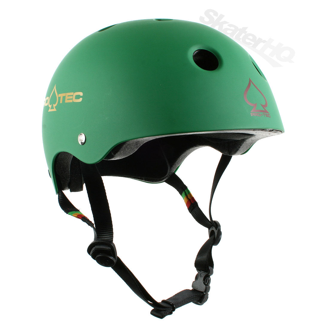 Pro-Tec Classic Cert Matte Rasta Green - Small Helmets