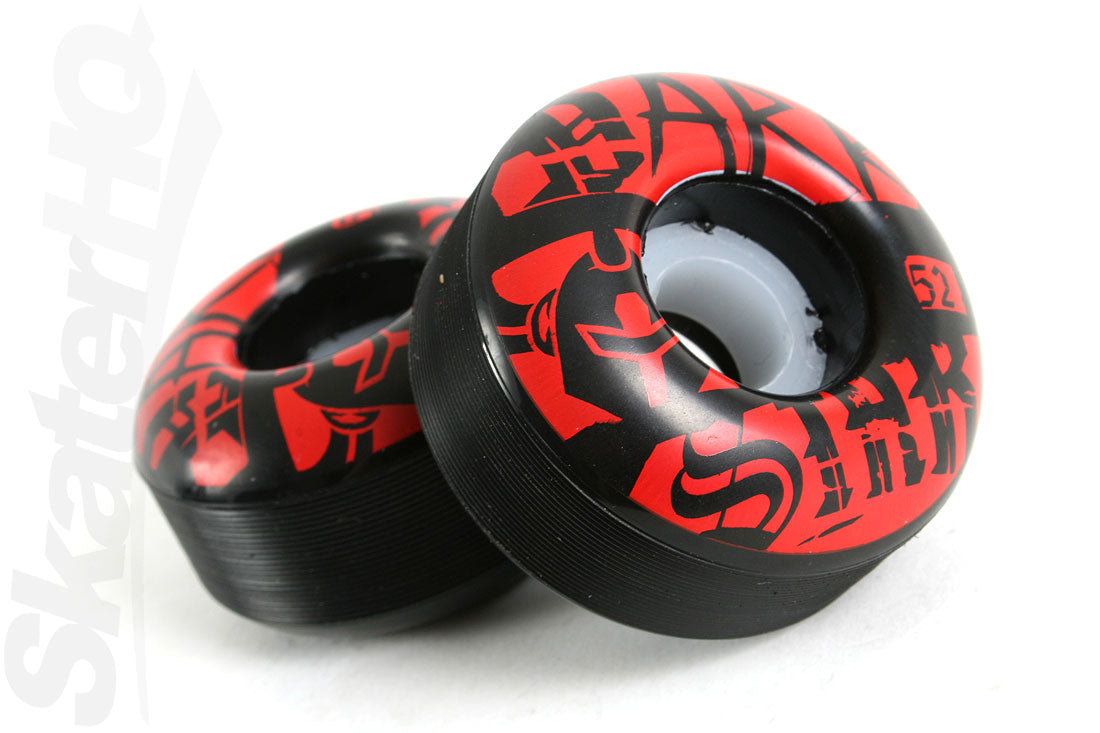 Darkstar Wheels 52mm/100a - Blk/Red Skateboard Wheels