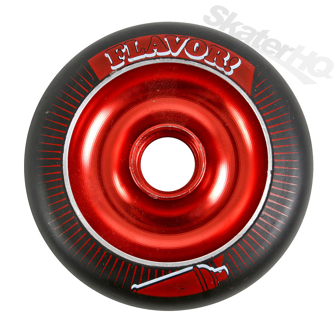 Flavor Spray Metal Core 100mm - Black/Red Scooter Wheels