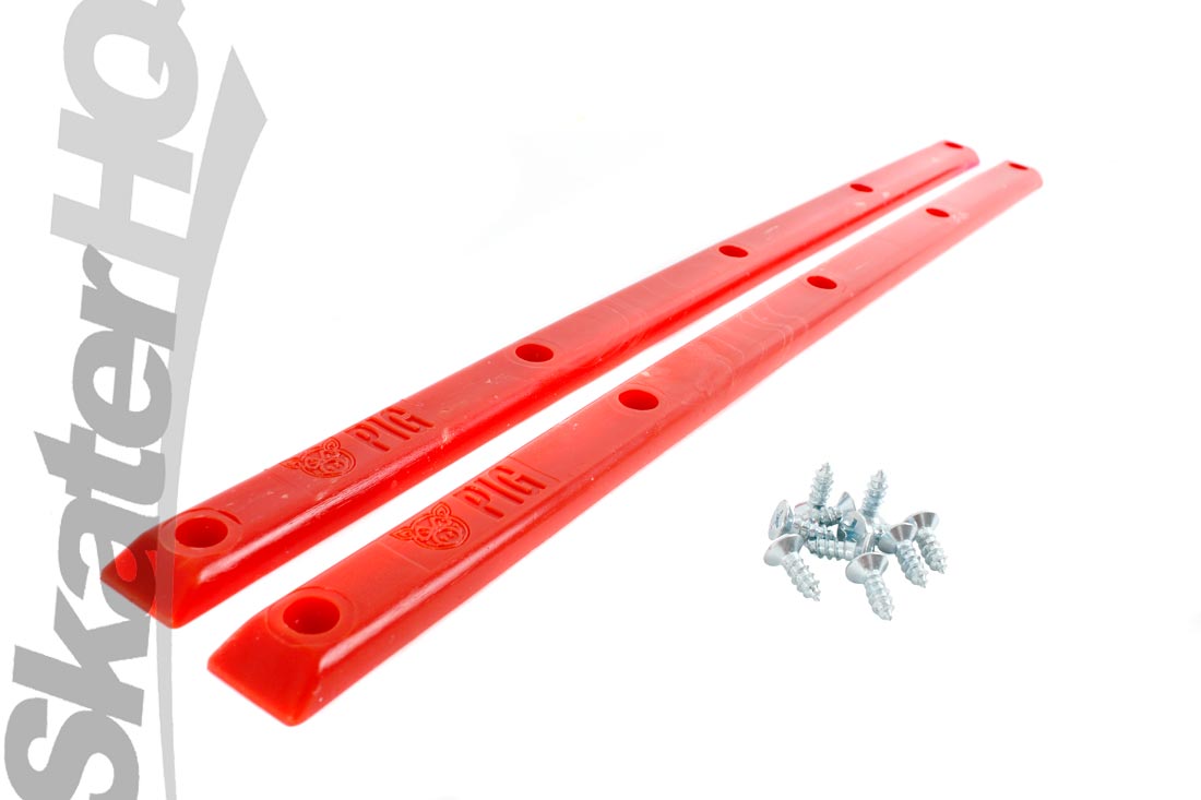 PIG Rails - Red Skateboard Hardware and Parts