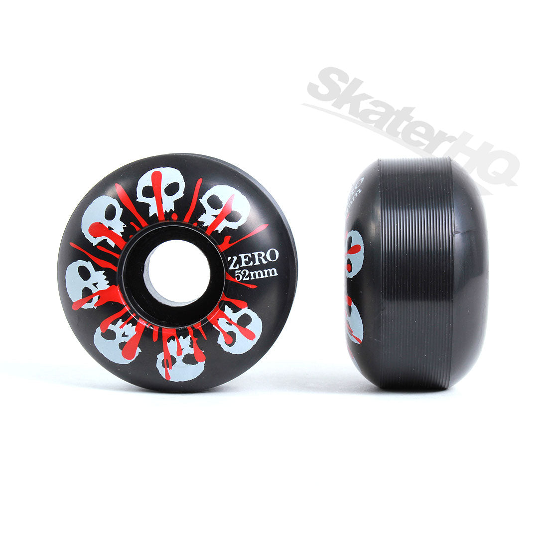Zero Blood Skulls 52mm Black Skateboard Wheels