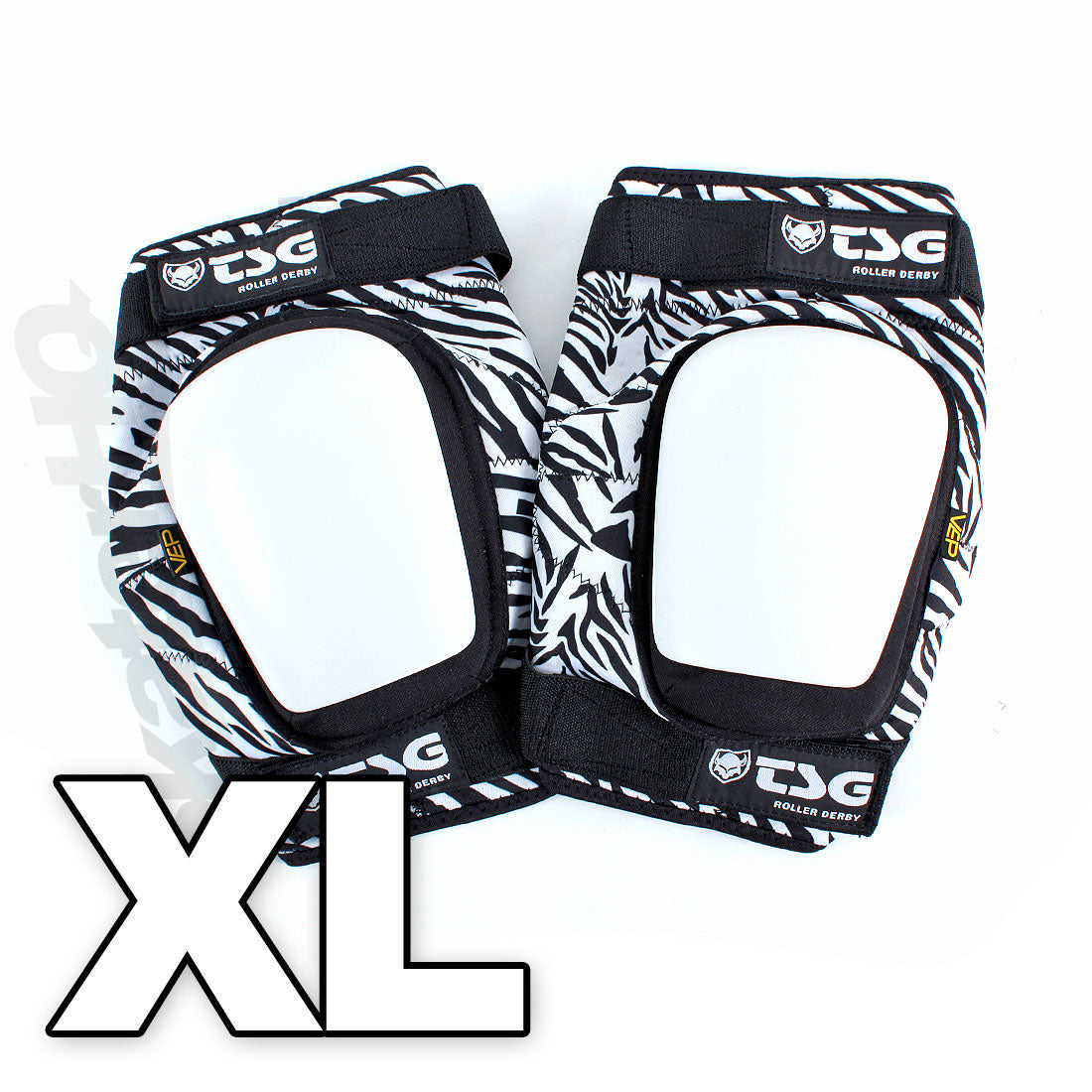 TSG VEP Derby Zebra Knee Pad XL Protective Gear