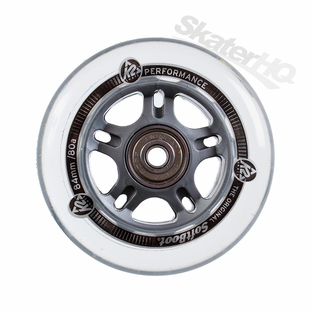 K2 84mm Wheel 8pk ILQ 7 Bearings & Spacers Inline Rec Wheels
