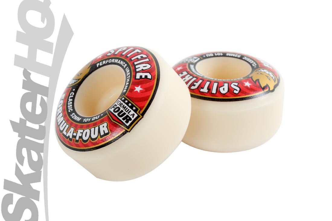 Spitfire Form Four 52mm 101A Classic 4pk - Red Skateboard Wheels