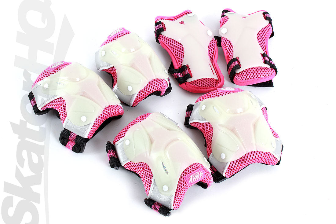 Crazy Glow Protective 3-Pack - Pink - Small Protective Gear