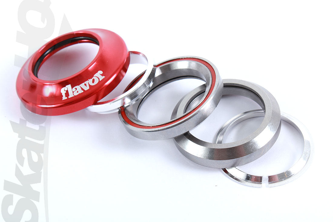 Flavor Integrated Headset Red Scooter Headsets and Clamps