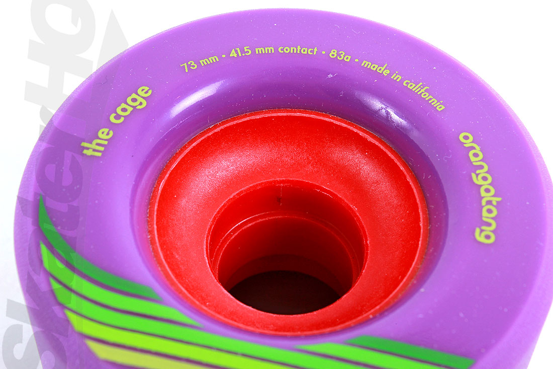 Orangatang The Cage 73mmx41.5mm 83a Purple Skateboard Wheels