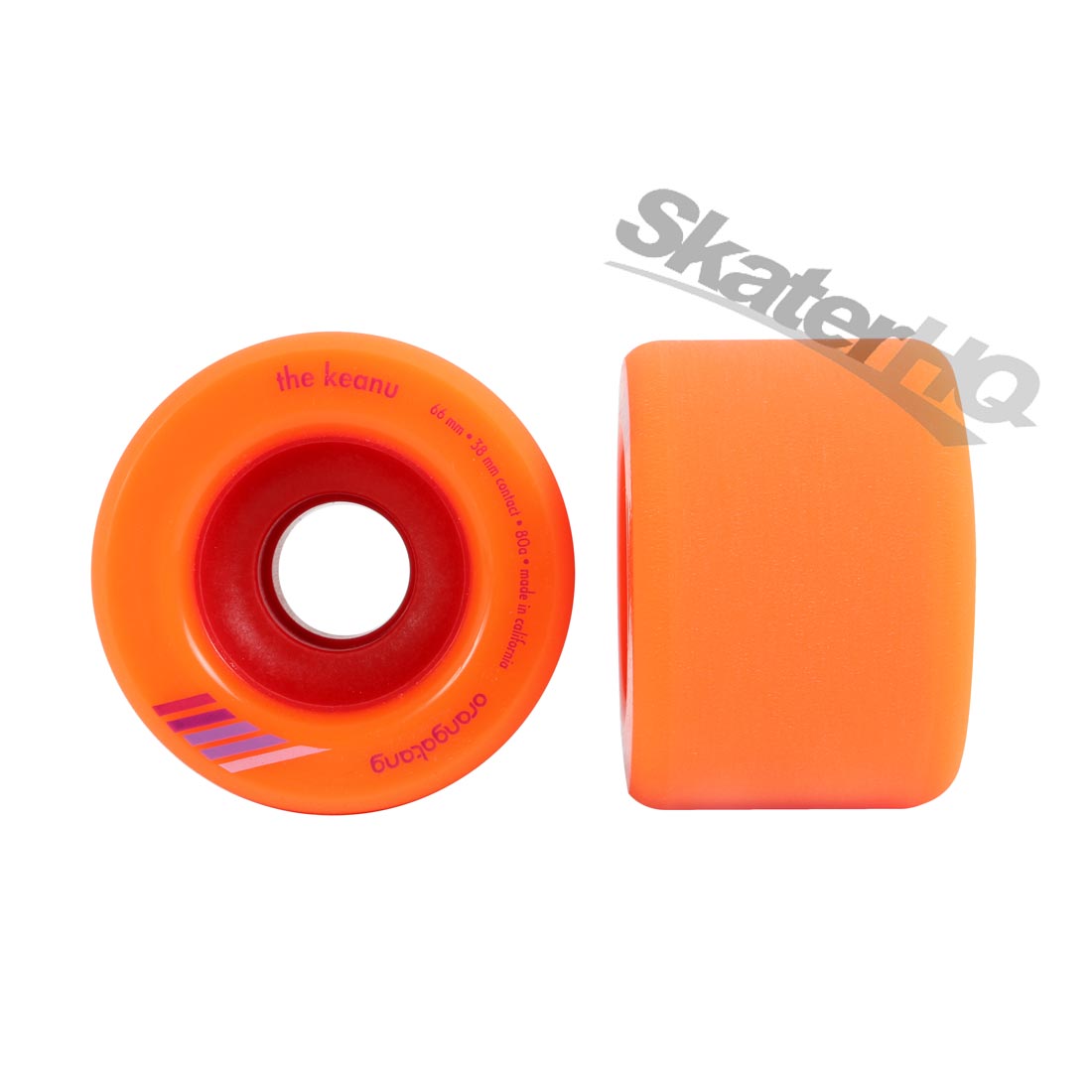 Orangatang The Keanu 66mm/80a Orange Skateboard Wheels