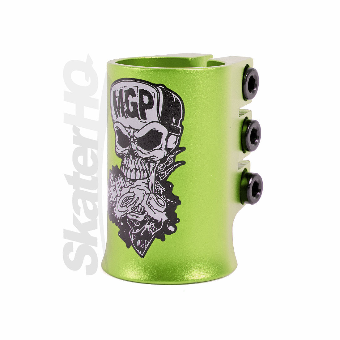 MGP Madd Hatter HIC Oversized Triple Clamp - Green Scooter Headsets and Clamps