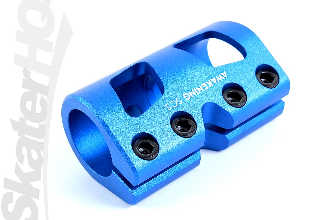 Flavor Awakening SCS Blue Scooter Headsets and Clamps