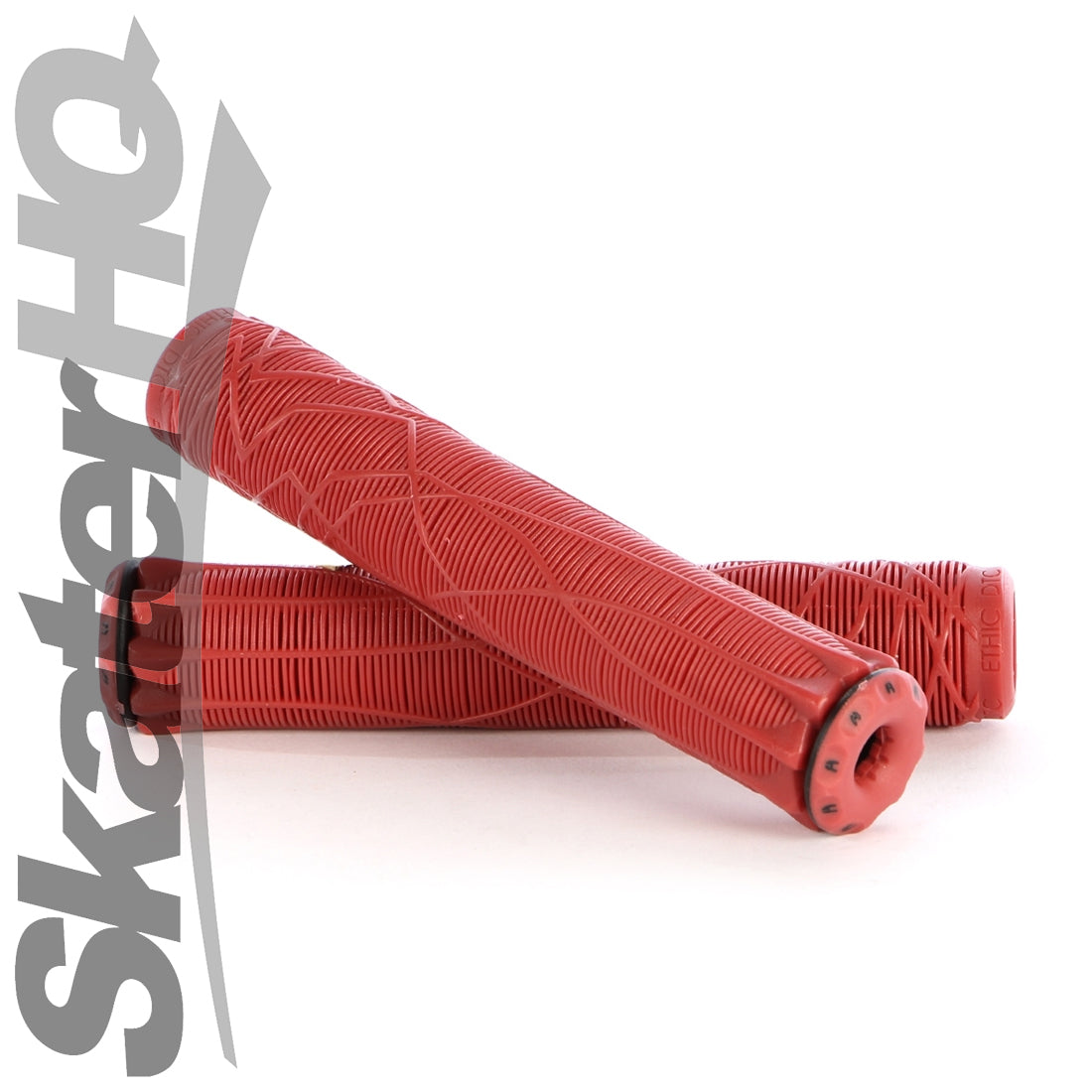 Ethic DTC Handle Grips - Red Scooter Grips