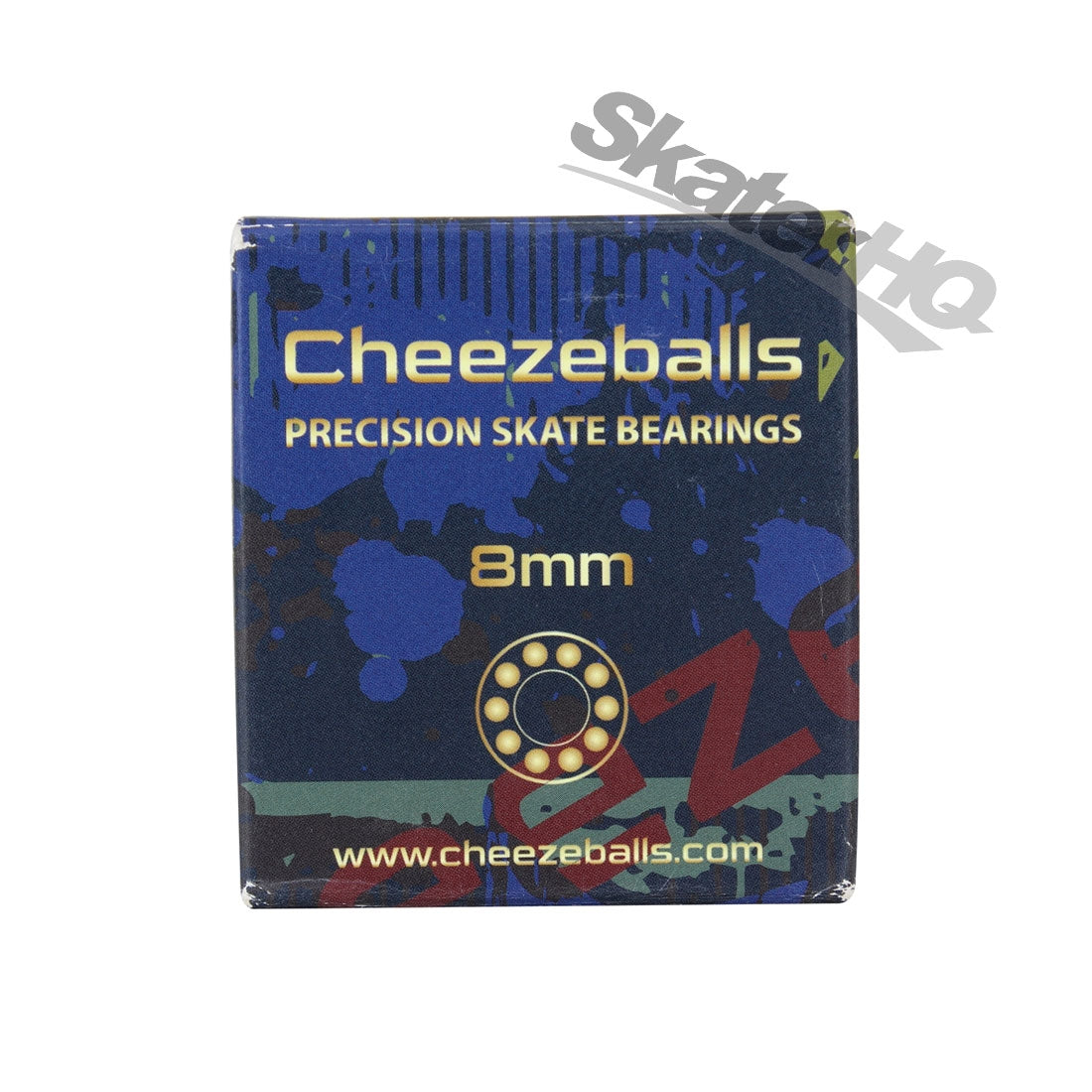 Cheezeballs Cheddars 8mm Bearings 16pk Inline and Quad Bearings