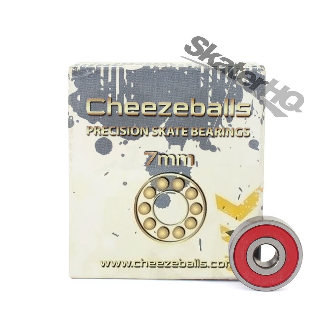 Cheezeballs Gouda 7mm Ceramic Bearings 16pk Inline and Quad Bearings