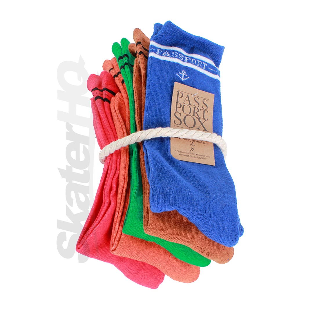 Pass Port Rainbow Serps Hi Socks 5pk Apparel Socks