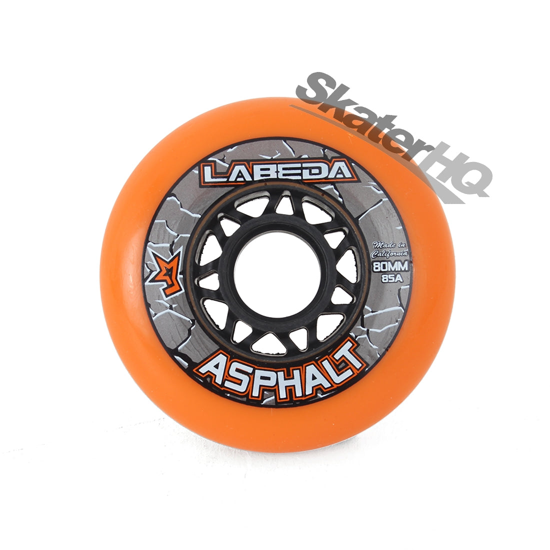 Labeda Asphalt 80mm/85A Single - Orange Inline Rec Wheels