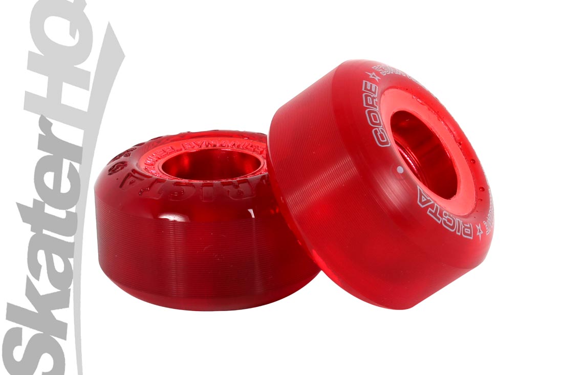 Ricta Crystal Chrome Core 53mm/81b - Red Skateboard Wheels