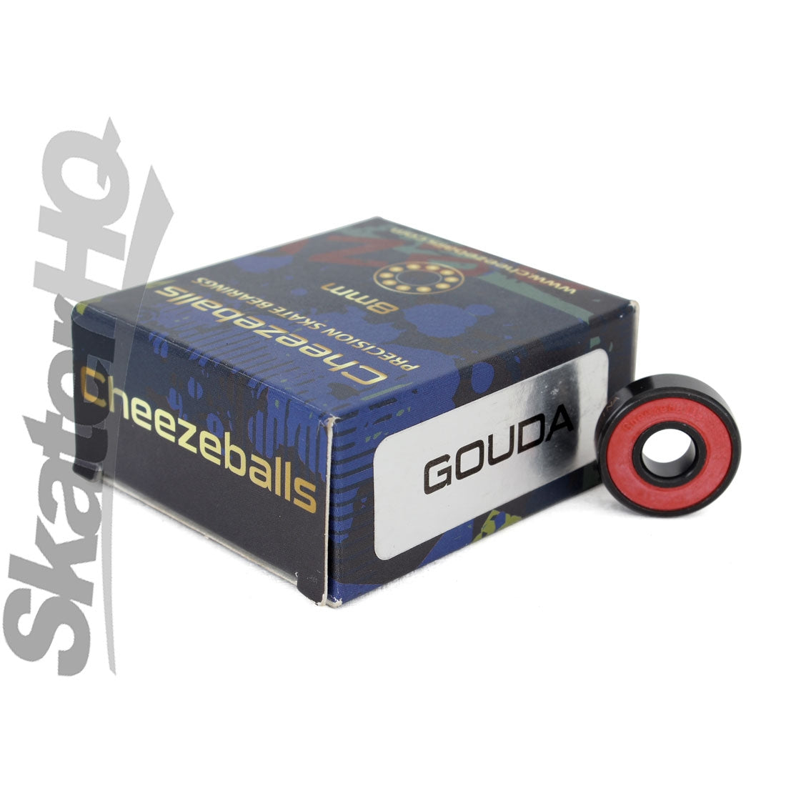 Cheezeballs Gouda Ceramic 8mm Bearings 16pk Inline and Quad Bearings