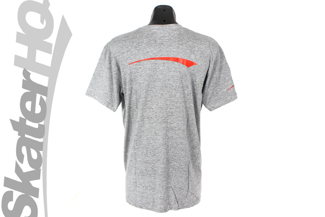 Skater HQ Adult Swoosh T-Shirt - Grey Apparel Skater HQ Clothing