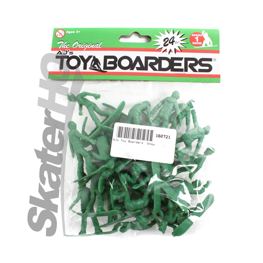 AJs Toy Boarders Snow Series 1 - Green Skateboard Accessories