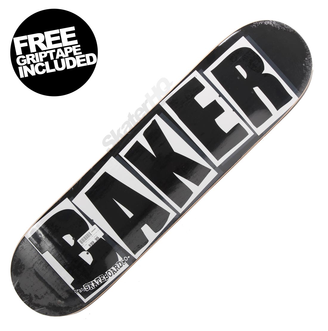 Baker OG Black Logo 8.0 Deck - Black Skateboard Decks Modern Street