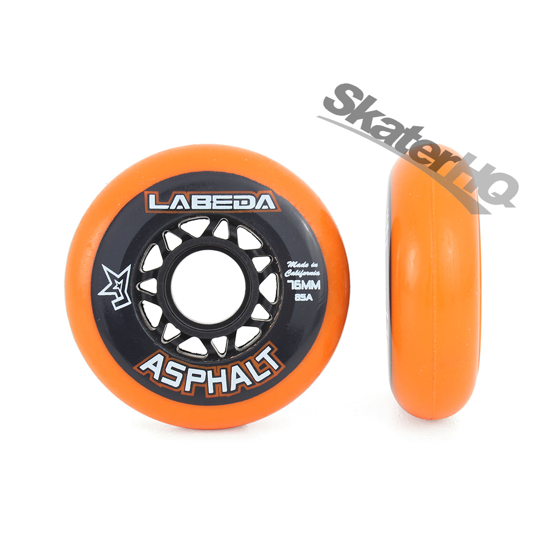 Labeda Asphalt 76mm/85A 4pk Inline Rec Wheels