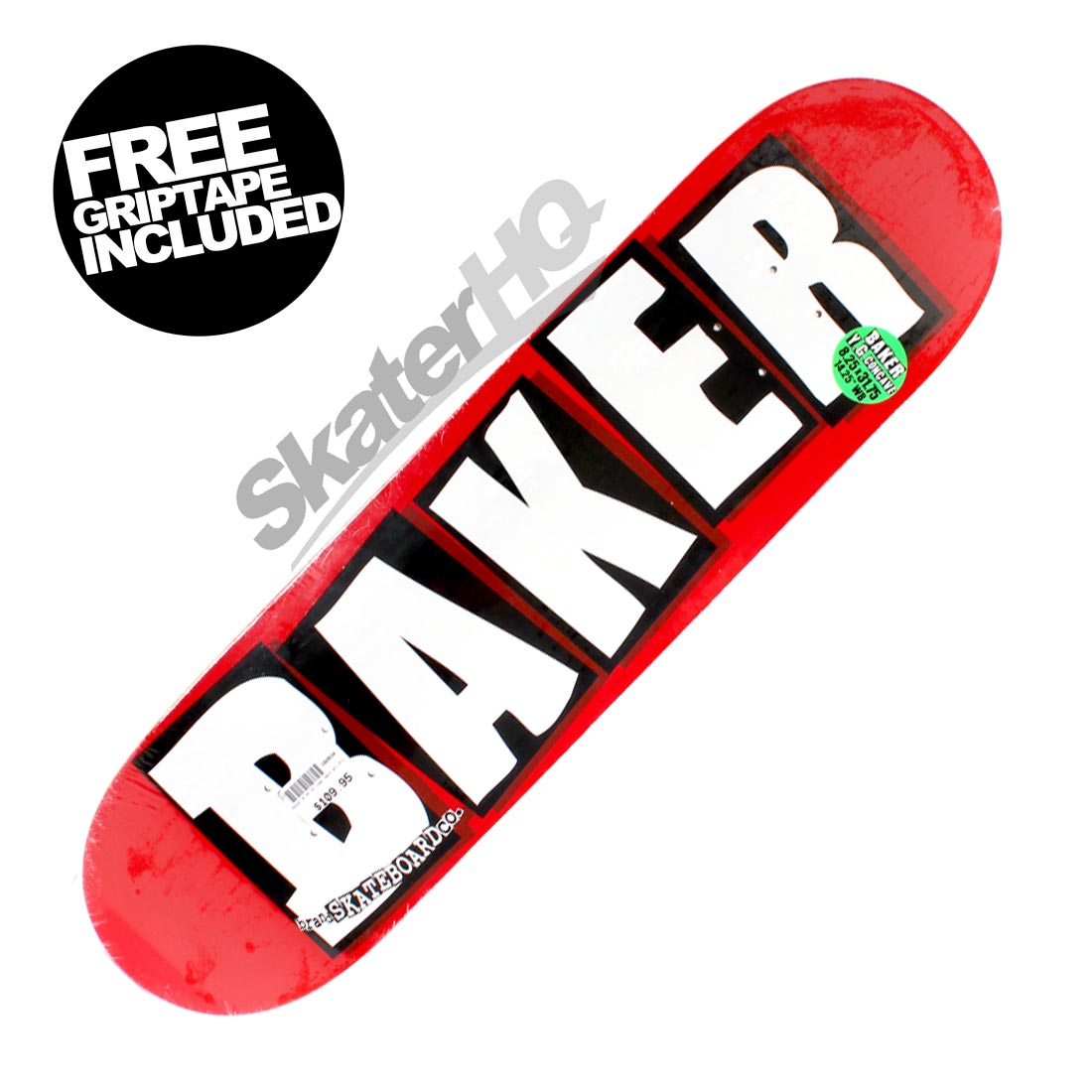 Baker OG White Logo 8.25 Deck Skateboard Decks Modern Street
