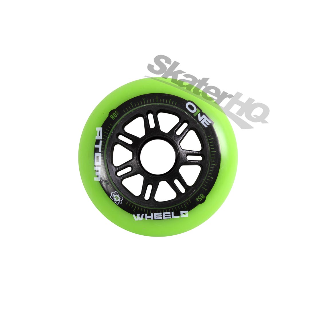 Atom ONE Green / Black 90mm 85 a - Set of 8 Inline Rec Wheels