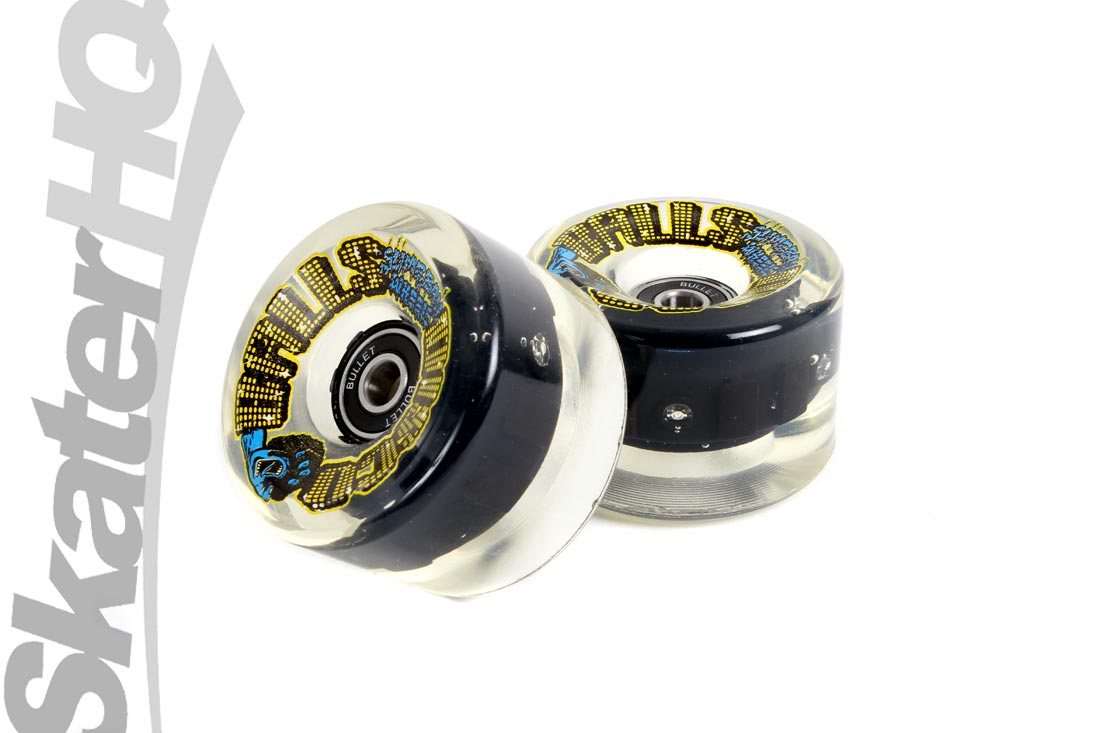 Slimeballs Disco Balls Clear Light Up 66mm Skateboard Wheels